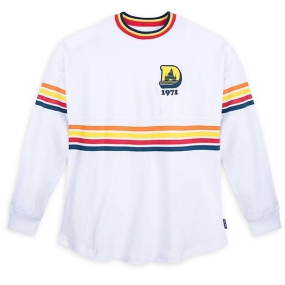 Walt Disney World Retro 1971 Stripe Spirit Jersey Size Small - Picture 2 of 13